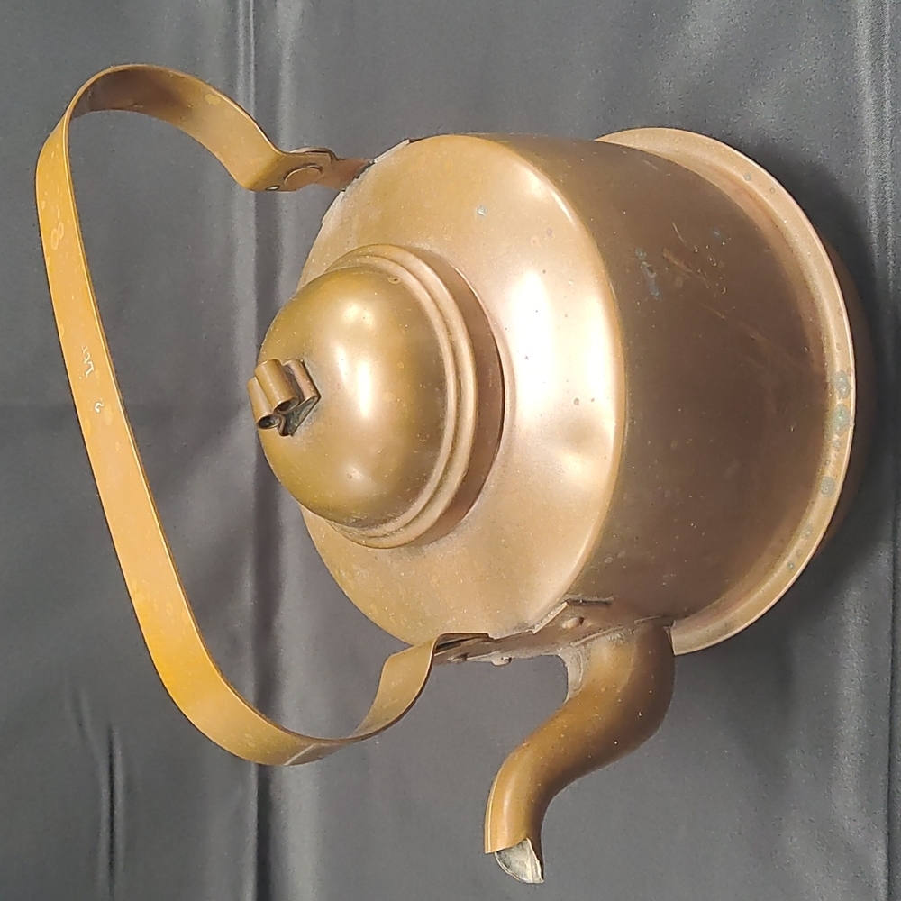 Vintage Brass Teapot with Handle